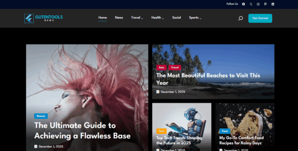 Gutentools News (ThemeGrove)