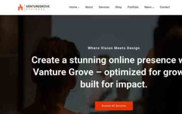 Venture Grove (screenshot desktop)