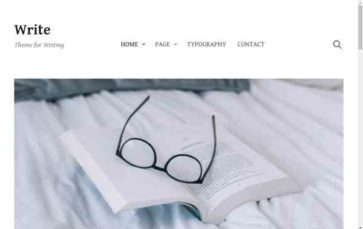 Write (Themehaus) - (screenshot desktop)