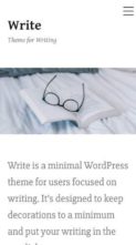 Write (Themehaus) - (screenshot mobile)