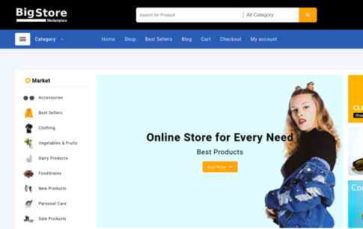 Big Store (ThemeHunk) (screenshot desktop)
