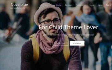 NovelBlue (screenshot desktop)
