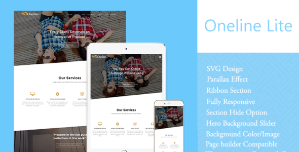 Oneline Lite (ThemeHunk)