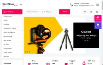 Open Shop Pro (screenshot desktop)