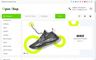 Open Shop (screenshot desktop)