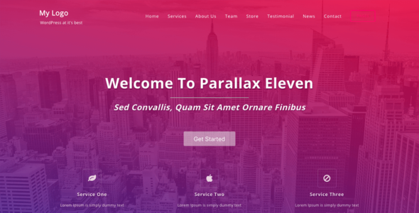 Parallax Eleven (ThemeHunk)