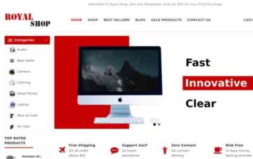 Screenshot Desktop Royal Shop (screenshot desktop)