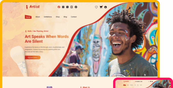 Artist Painter Pro (ThemeIgnite)