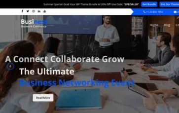 Business Networking Conference Pro (screenshot desktop)
