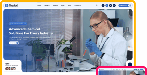 Chemical Laboratory Pro (ThemeIgnite)