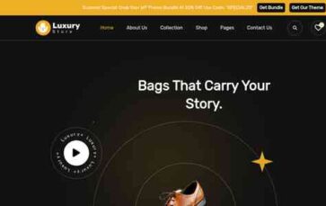 Luxury Shop Pro (screenshot desktop)