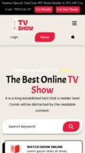 OTT TV Shows Pro (screenshot mobile)