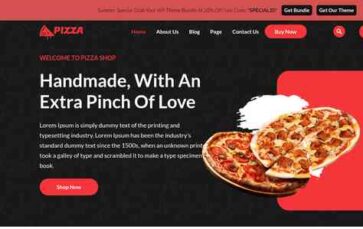Pizzeria Online Delivery Pro (screenshot desktop)