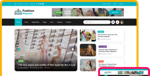 Prime Fashion Magazine Pro (ThemeIgnite)