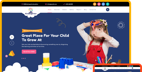 Prime Playschool Classes Pro (ThemeIgnite)