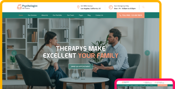 Psychologist Counselor Pro (ThemeIgnite)