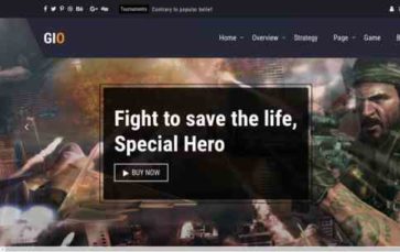 GIO (ThemeIM) - (screenshot desktop)