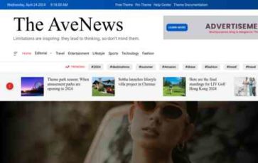 AveNews (screenshot desktop)