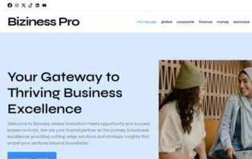 Biziness Pro (screenshot desktop)