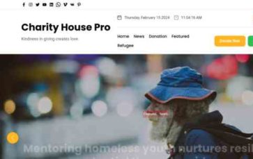 Charity House Pro (screenshot desktop)