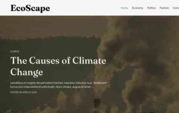 Ecoscape (ThemeinWP) (screenshot desktop)
