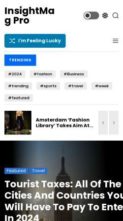 InsightMag Pro (screenshot mobile)