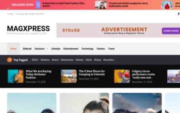 MagxPress (screenshot desktop)