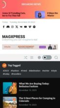 MagxPress (screenshot mobile)