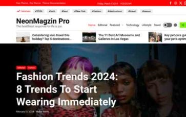 Neonmagzin Pro (screenshot desktop)
