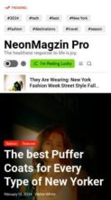 Neonmagzin Pro (screenshot mobile)
