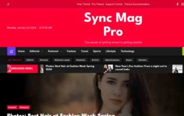 Sync Mag Pro (screenshot desktop)