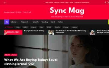 Sync Mag (screenshot desktop)