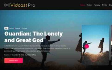 VidCast Pro (screenshot desktop)
