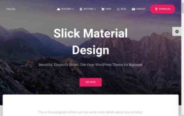 Hestia Pro (screenshot desktop)