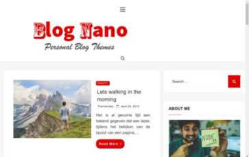 Blog Nano (screenshot desktop)