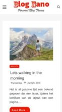 Blog Nano (screenshot mobile)