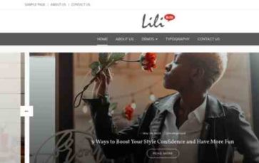 Lili Blog Plus (screenshot desktop)