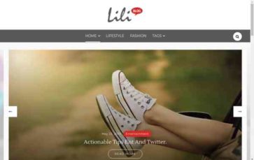 Lili Blog (screenshot desktop)