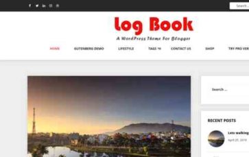 Log Book (screenshot desktop)