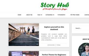 Story Hub (screenshot desktop)