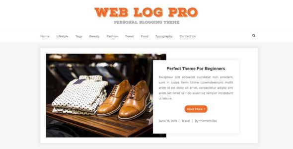 Web Log Pro (ThemeMiles)