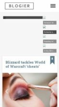 Blogier (ThemeofWP) - (screenshot mobile)