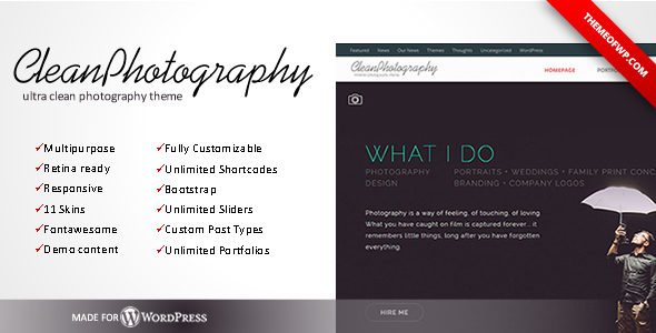 Clean Photography (ThemeofWP)