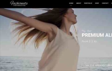Fashionate (ThemeofWP) (screenshot desktop)