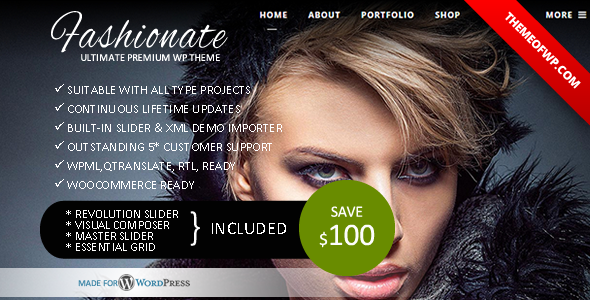 Fashionate (ThemeofWP)