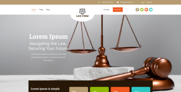 Law Justice Pro (Themepixels)