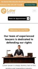 Lawyer Legal Firm Pro (screenshot mobile)