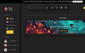 Pixel Ebook Store Pro (screenshot desktop)