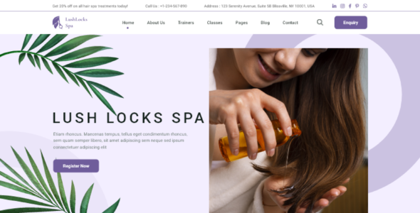 Pixel Hair Spa Pro (Themepixels)