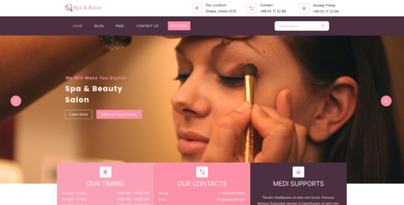 Spa Skincare Pro (Themepixels)